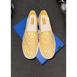 Keds Women's Yellow Flower Slip-ons Loafer Size 6.5